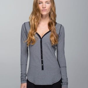 Lululemon Awesoma Henley long sleeve shirt